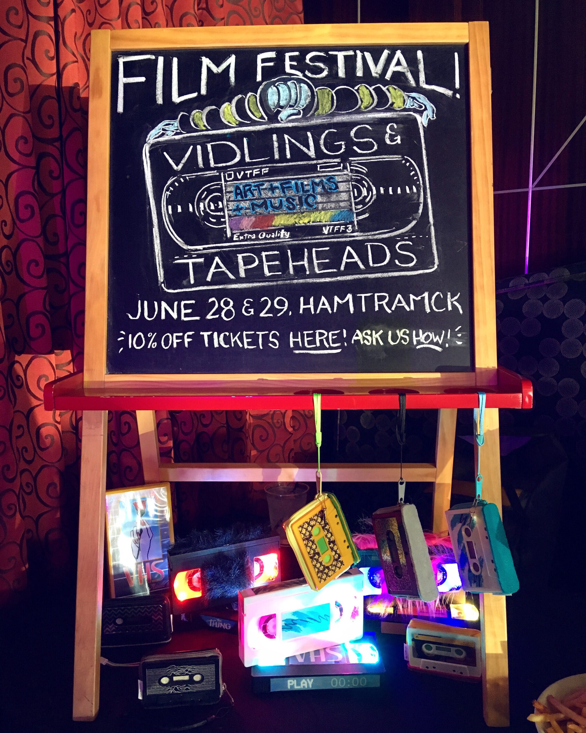 VTFF2019 Chalk Easel
